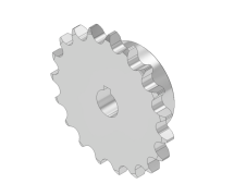 Chain wheel 5/8"- 19t 30sp",  ketting wiel 5/8"-19t 30sp Dunnewolt parts 999.09.117 _ Senso Technics, Sparepartsonline.shop 